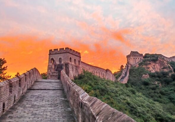 Photo: Great Wall of China at sunrise