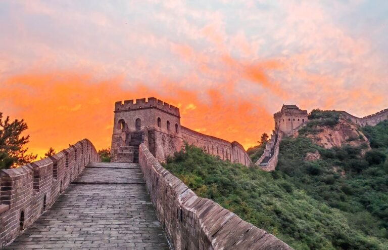 Photo: Great Wall of China at sunrise