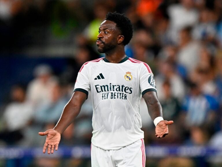 Real Madrid’s Vinicius banned for Clasico after hair-pull red card