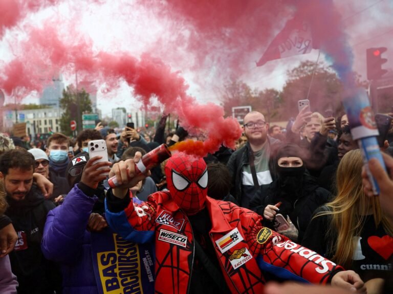 Photos: Clashes erupt in France during protests over rising living costs