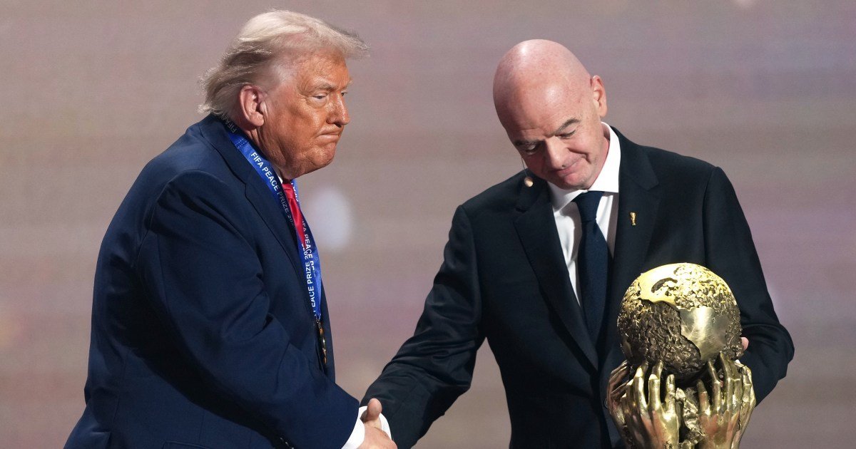Is FIFA scrapping its peace prize after awarding it to US President Trump?