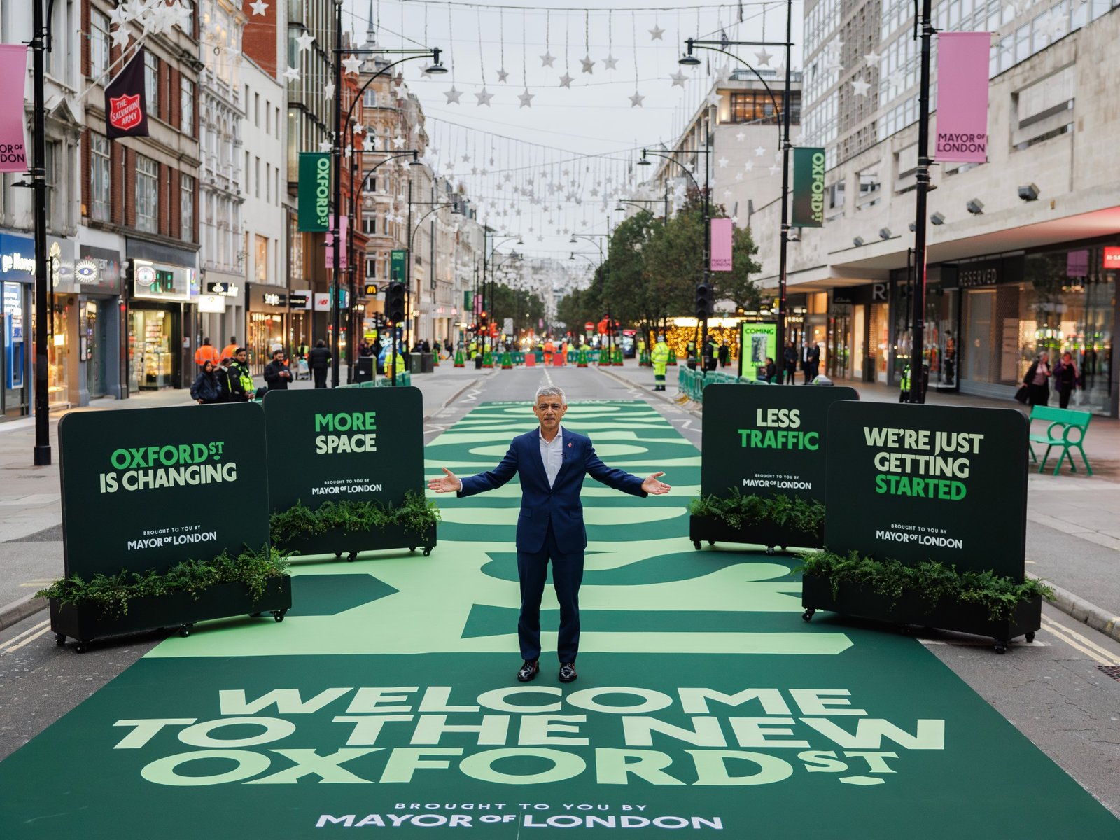 ‘It’s magical’: London’s iconic Oxford Street goes vehicle-free