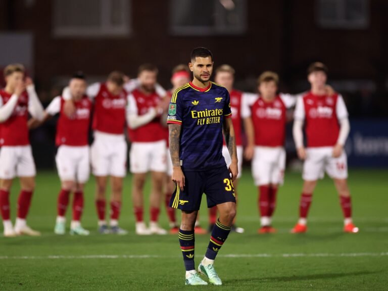 Arsenal knocked out of League Cup by fourth-tier Fleetwood Town