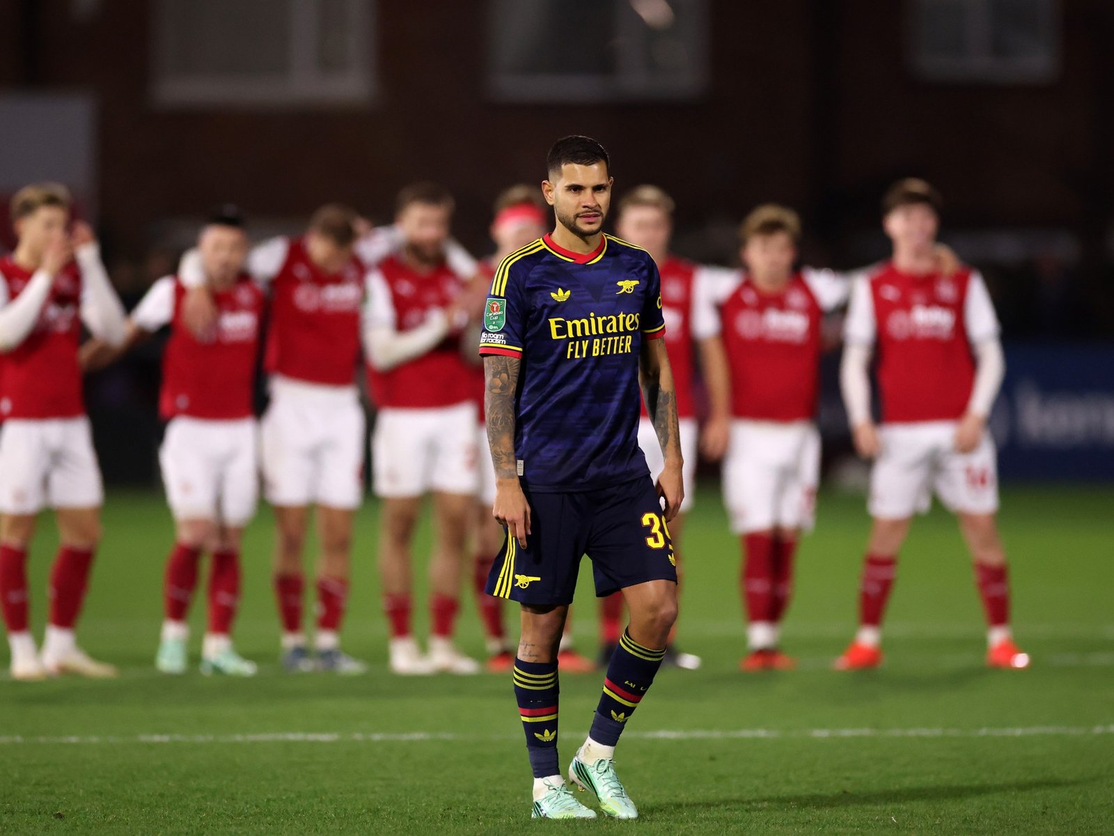 Arsenal knocked out of League Cup by fourth-tier Fleetwood Town