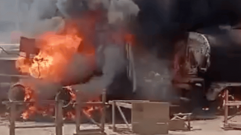 Fuel tanker fire engulfs market in southern Nigeria