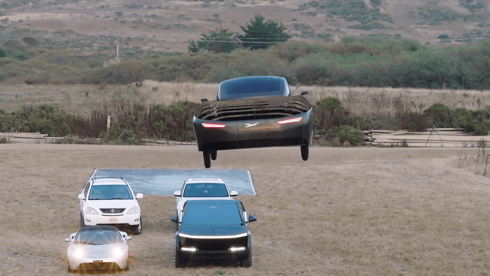 11-year old flying car company mocks Tesla Roadster