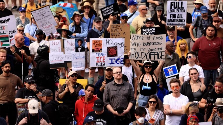 ‘No Kings’ protests spread across the US ahead of midterm elections
