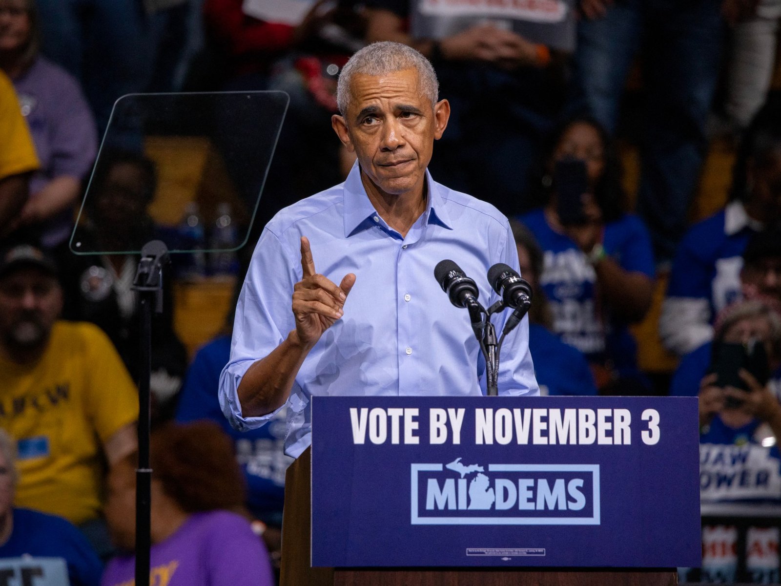 Obama’s Ohio, Michigan speeches: Key takeaways on Trump, Iran war, midterms