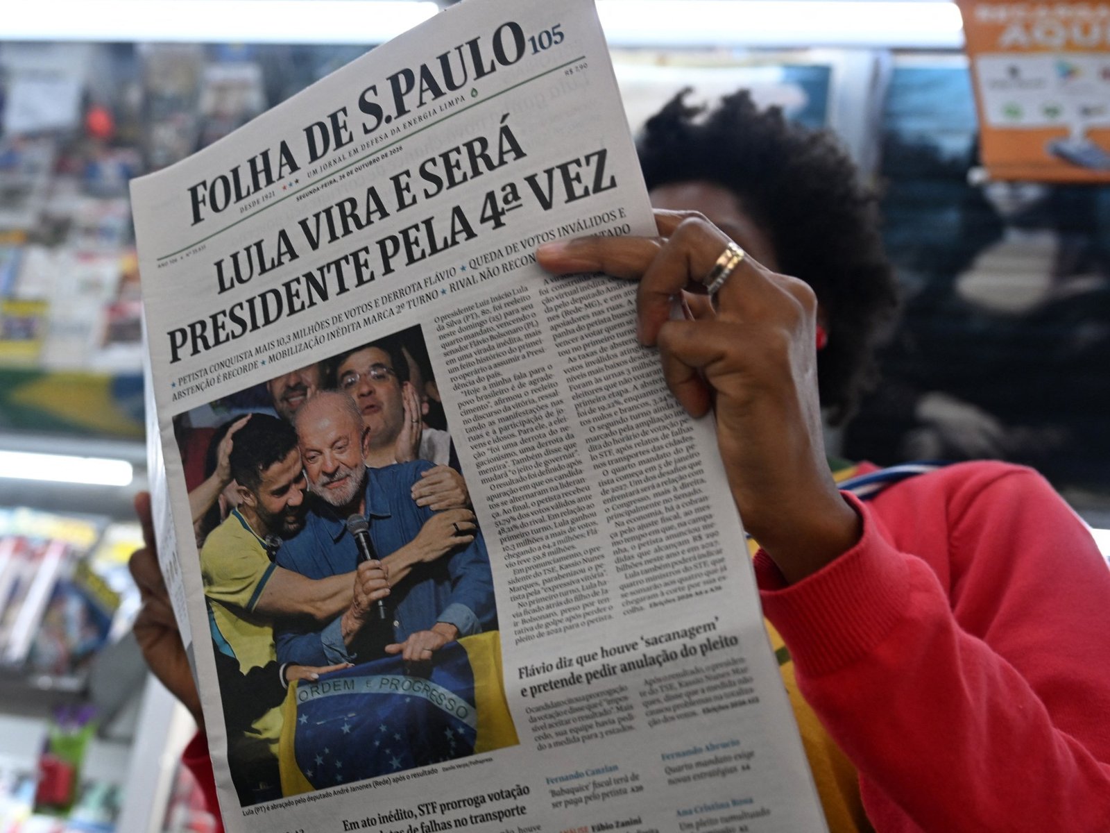 Brazil’s real sinks after Lula’s re-election victory