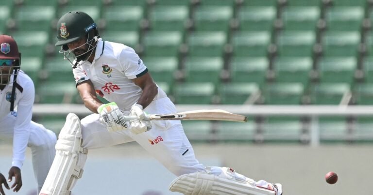 Shadman Islam’s 99 leads Bangladesh to 213-3 vs West Indies in first Test