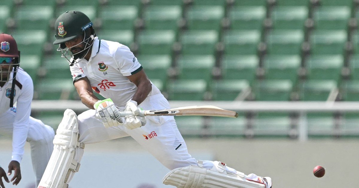 Shadman Islam’s 99 leads Bangladesh to 213-3 vs West Indies in first Test