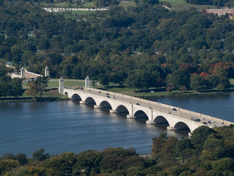 District of Columbia and Virginia sue to block Trump’s triumphal arch plans
