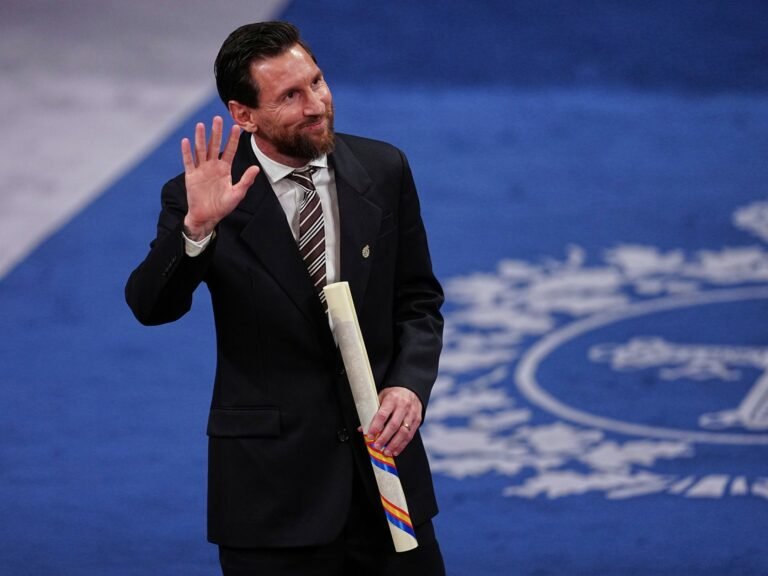 Lionel Messi receives top Spanish award in recognition of social work