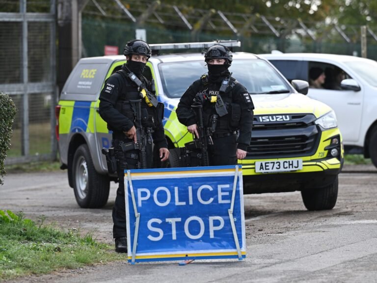 UK prosecutors charge two after RAF Fairford incident