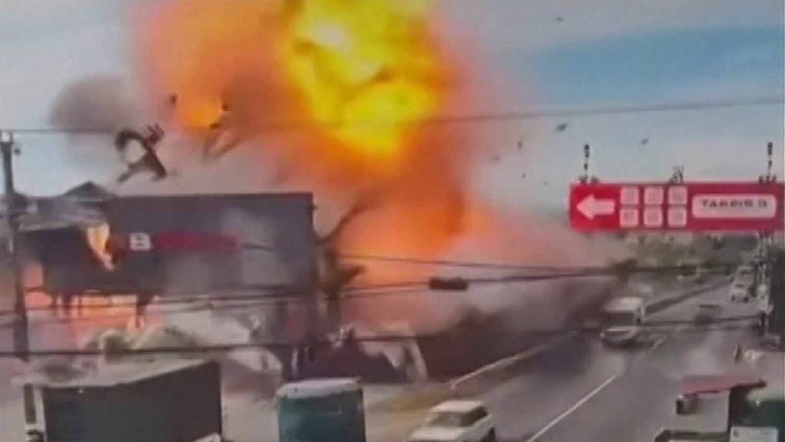 Russian jet-powered drone hits supermarket in Ukraine’s Odesa