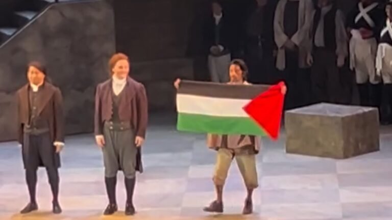 Canadian opera singer replaced after he raised Palestinian flag