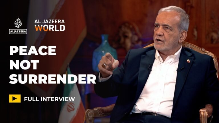 Masoud Pezeshkian: Peace, Not Surrender