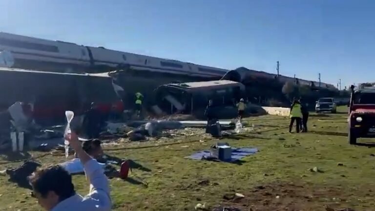Deadly high-speed train collision in Spain