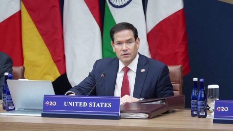 Rubio hosts G20 talks as Russia’s Lavrov presence sparks tensions